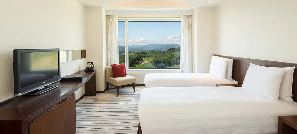 Hilton Niseko Village : chambre et séjour