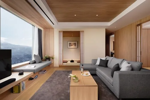 Setsu Niseko : chambre et séjour