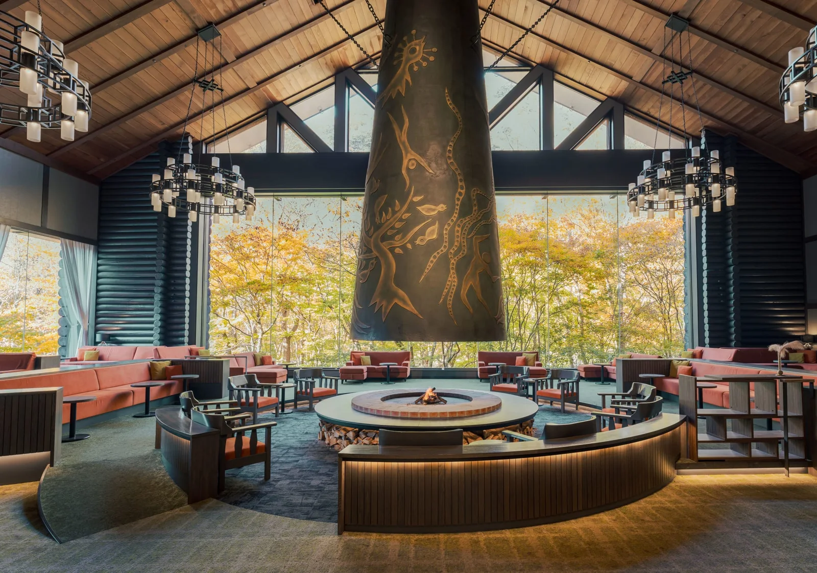 Oirase Keiryu Hotel dans la forêt