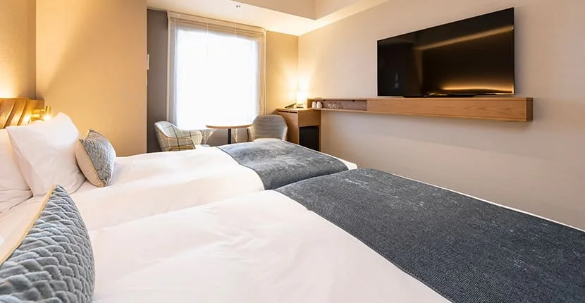 Chambre twin du TOKYU STAY Hakodate-Asaichi Akari no Yu