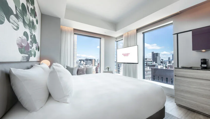 Centara Grand Hotel Osaka family room on the premium floor
