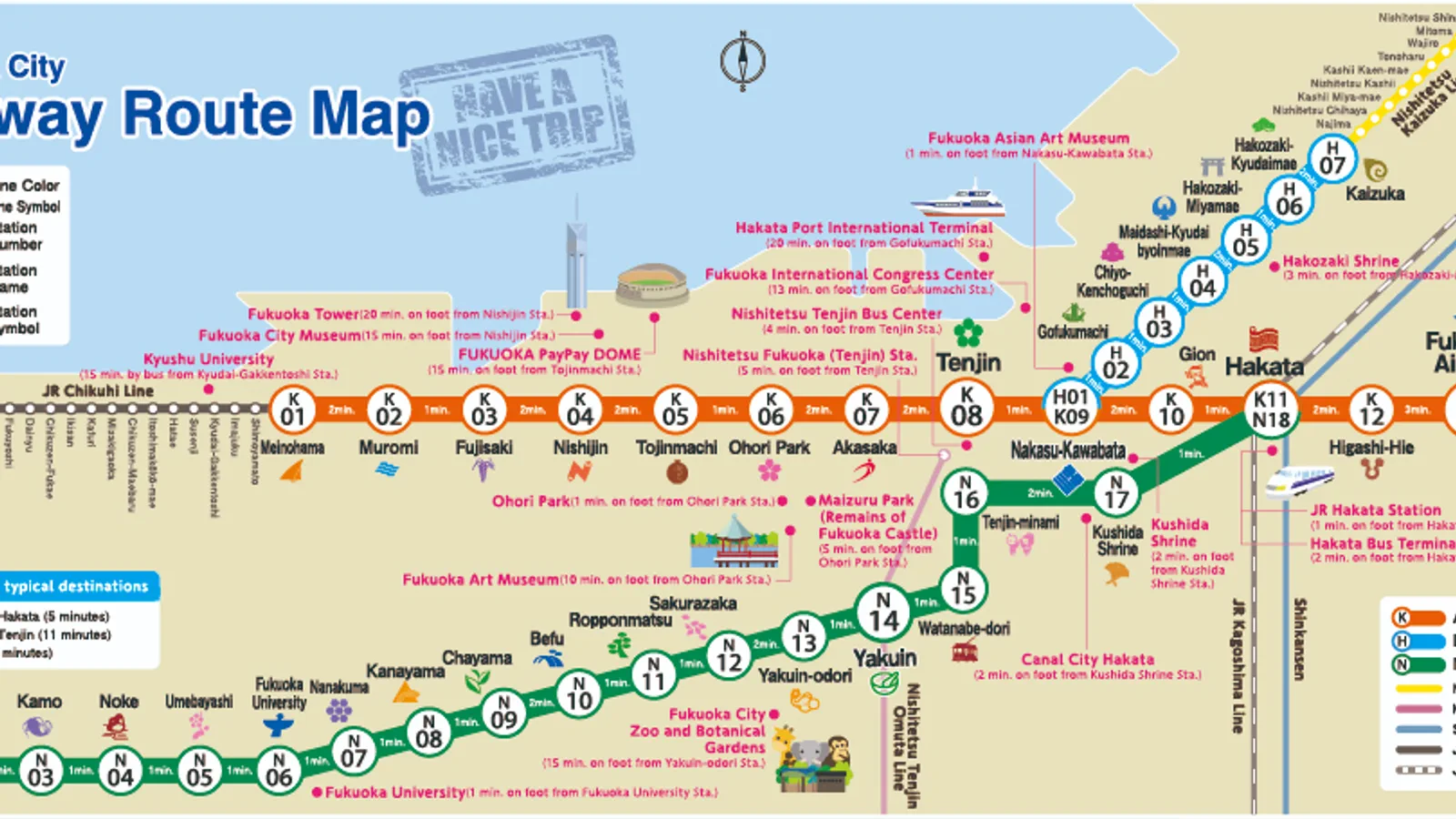 Pass de transport à Fukuoka : métro, JR, Nishitetsu ou bus, que faut-il vraiment acheter ?