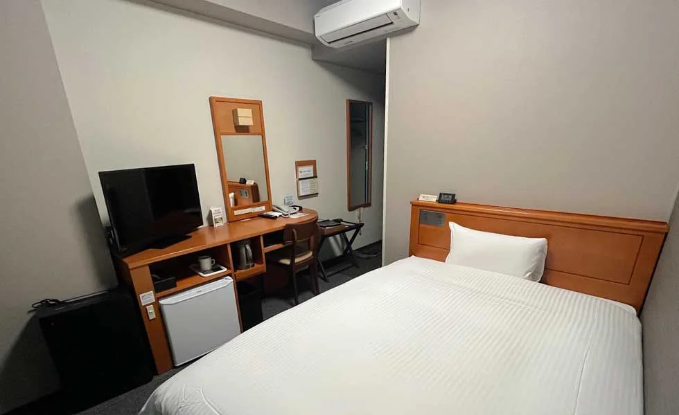 Chambre du Comfort Hotel Saga Ekimae près de la gare de Saga
