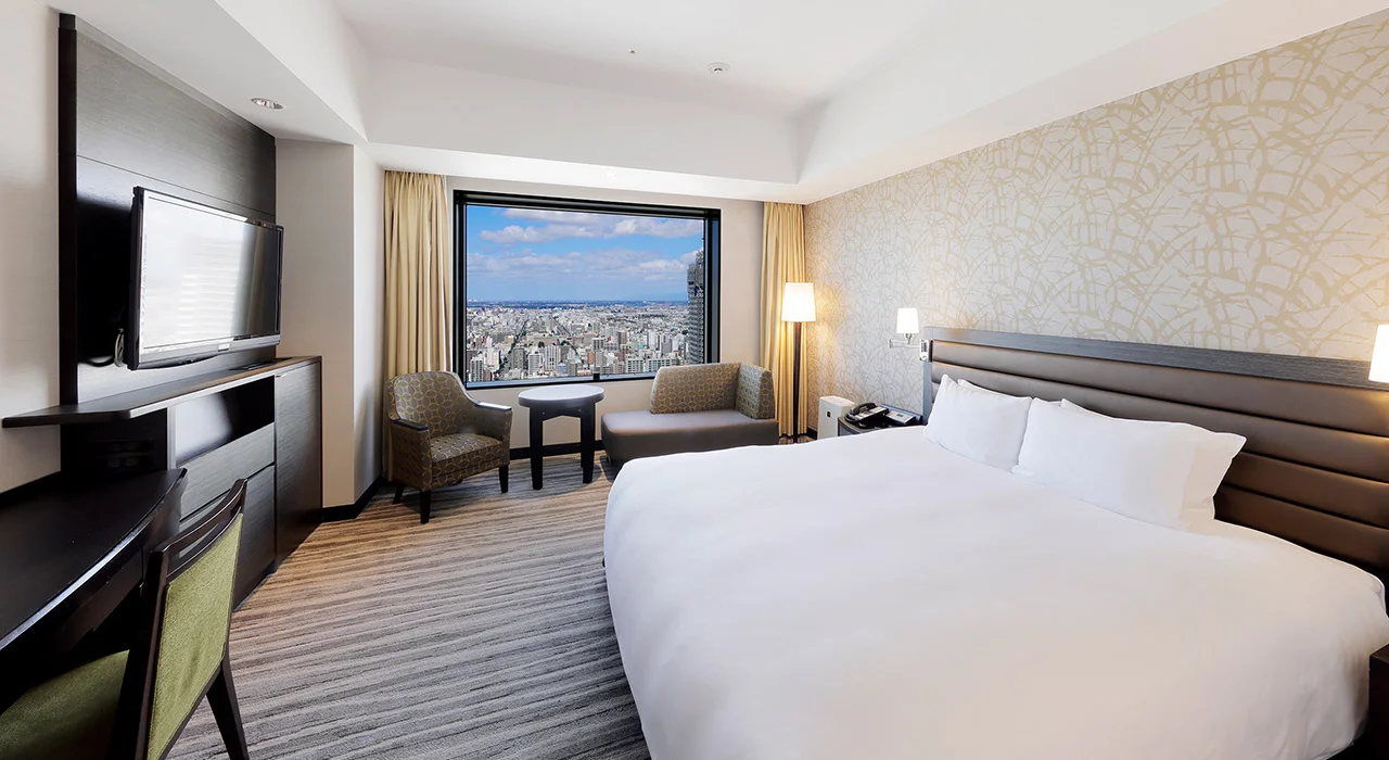 Coin salon d’une chambre Superior Double au JR Tower Hotel Nikko Sapporo