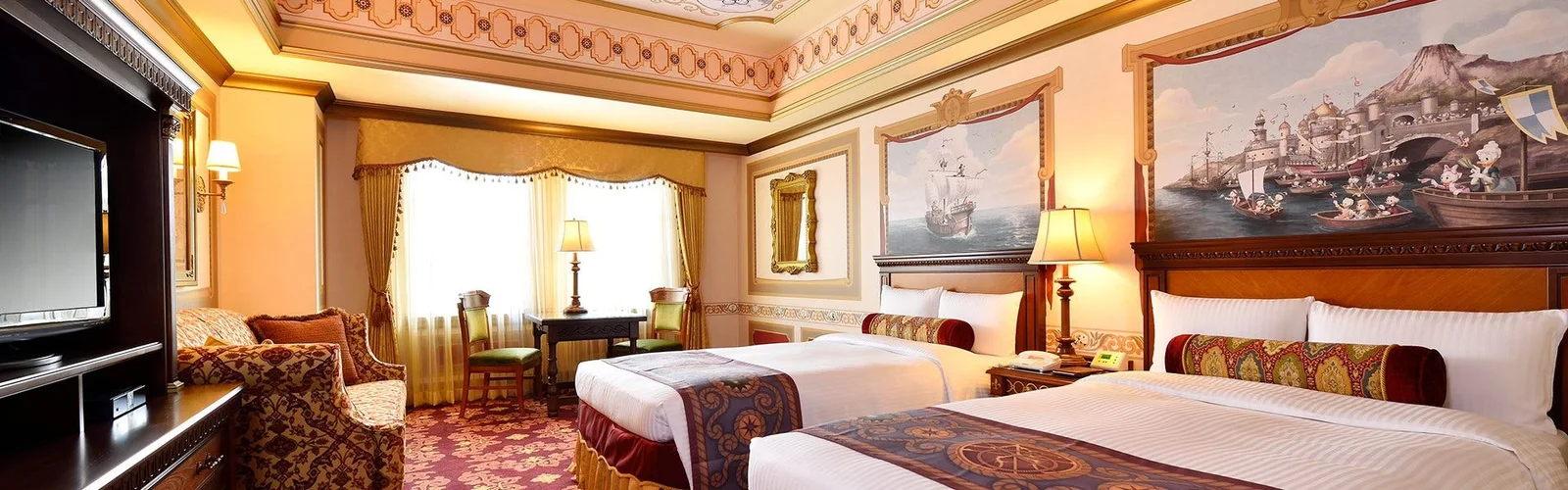 Exemple de chambre du Tokyo DisneySea Hotel MiraCosta