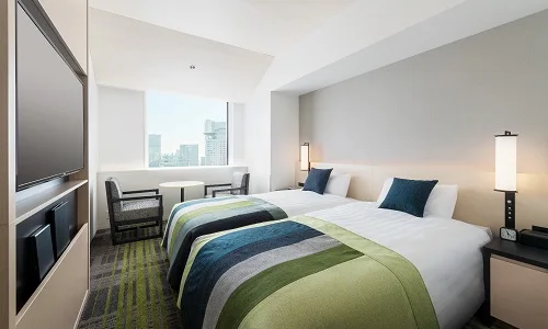 Chambre du Hotel Hankyu RESPIRE OSAKA au-dessus d’Osaka Station