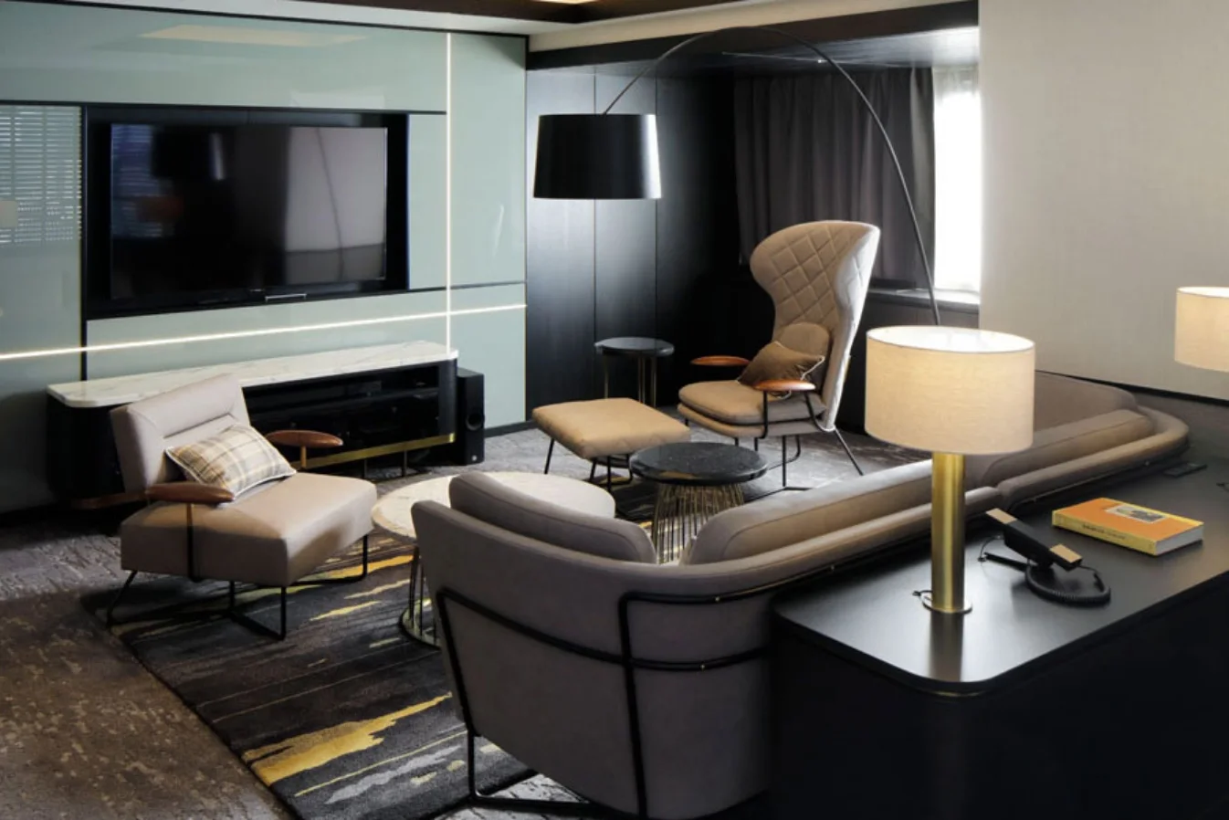 Espace de séjour du Cross Hotel Osaka