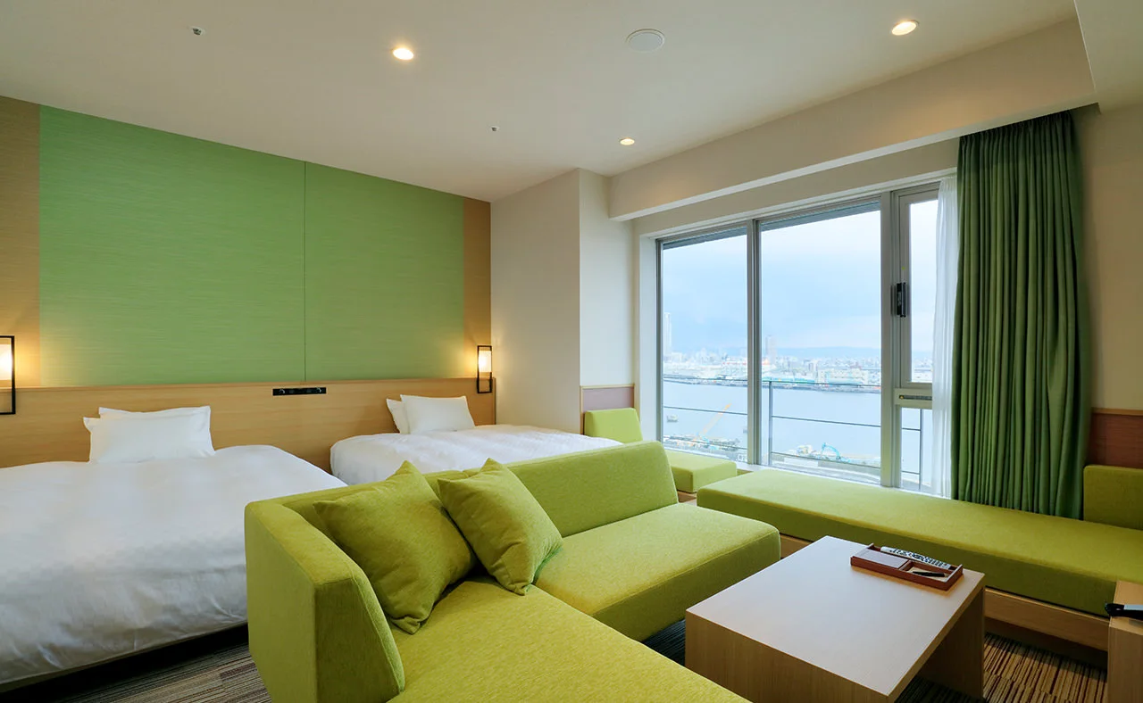 Chambre deluxe twin au THE SINGULARI HOTEL & SKYSPA, près de Universal City
