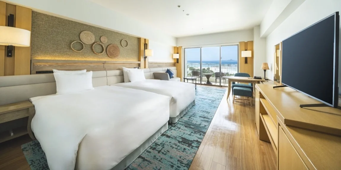 Chambre avec balcon au The Orion Hotel Motobu