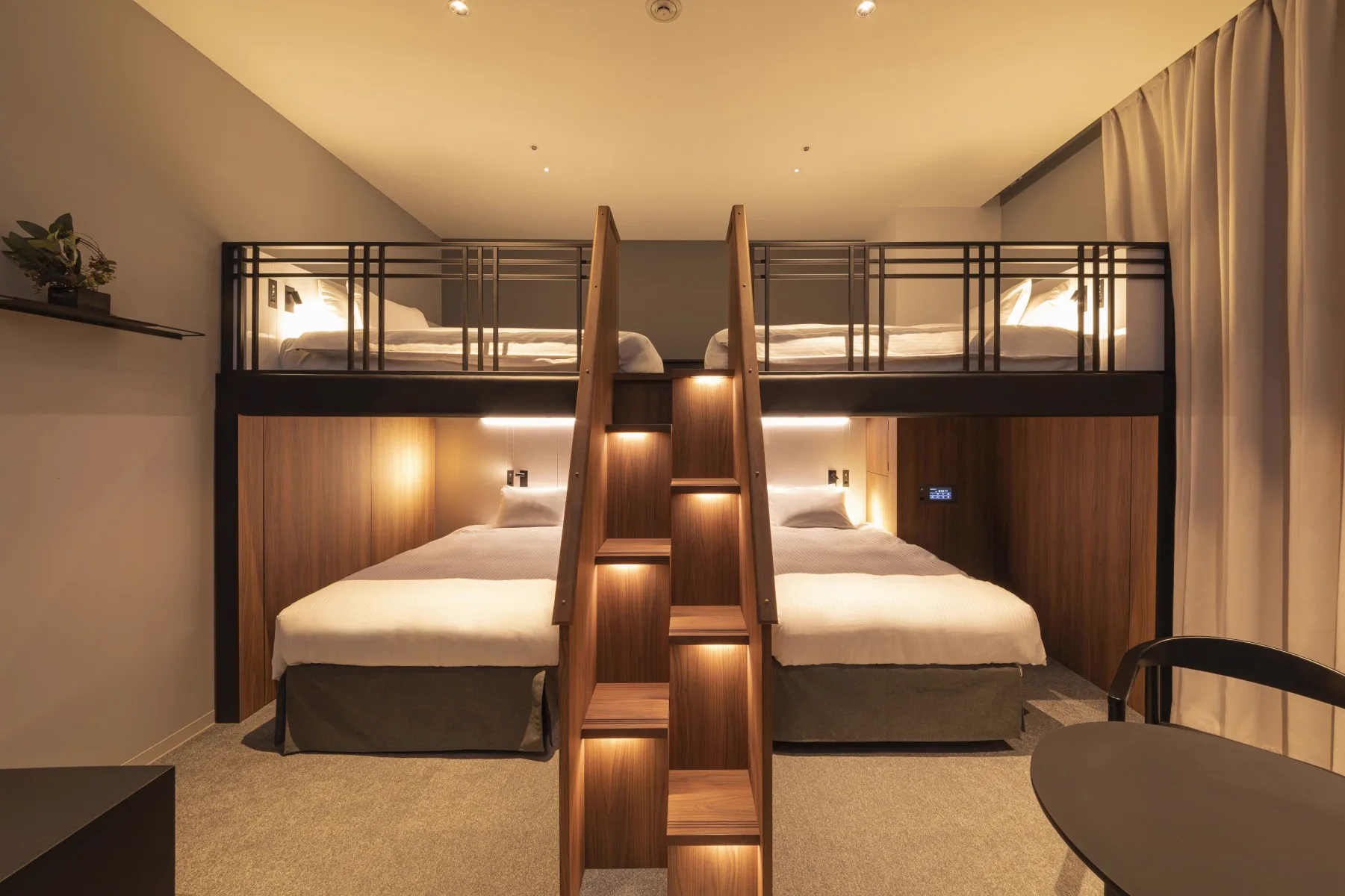 Family Room et lits pour quatre personnes à Osaka