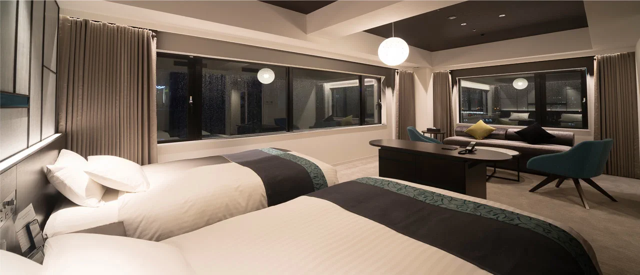 Chambre de l’Hotel Vischio Osaka