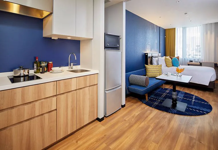 Citadines Namba Osaka et son espace de vie pour un séjour long
