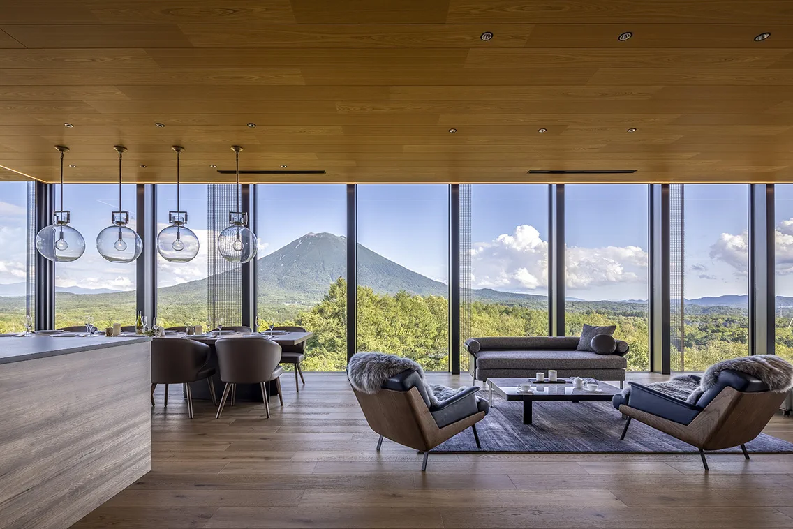 Appartement quatre chambres avec vue sur le mont Yotei à Niseko