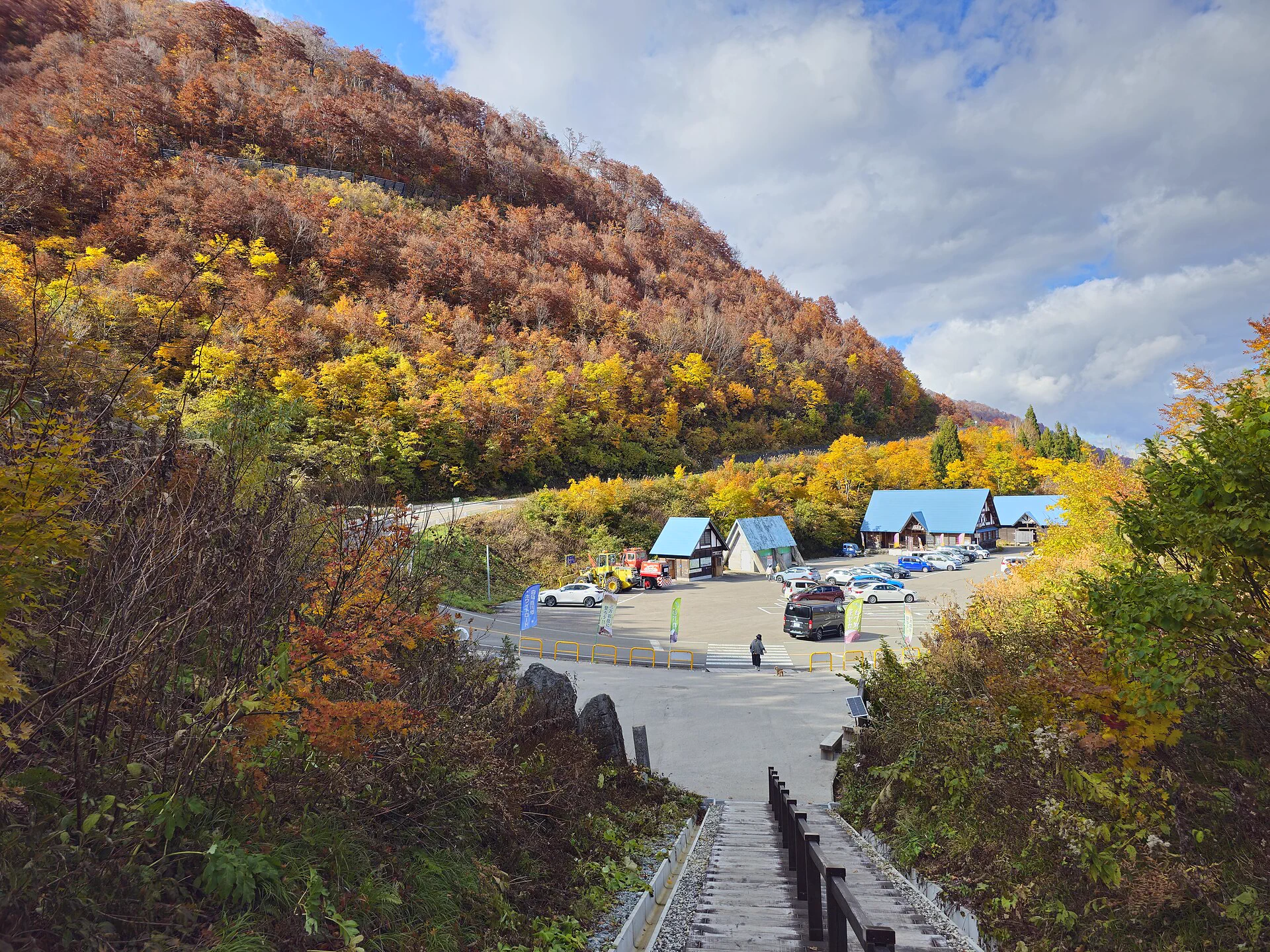 Maison gasshō et hébergement à Shirakawa-go à l’automne