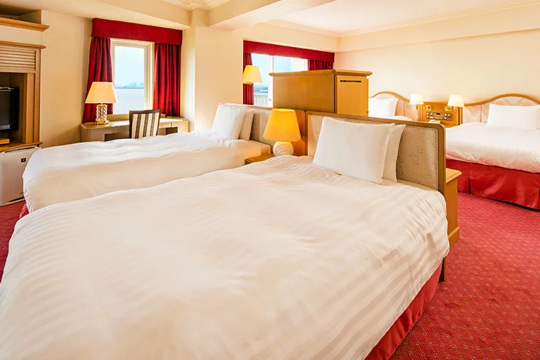 Chambre Family Deluxe du Grand Nikko Tokyo Bay Maihama avec quatre lits fixes
