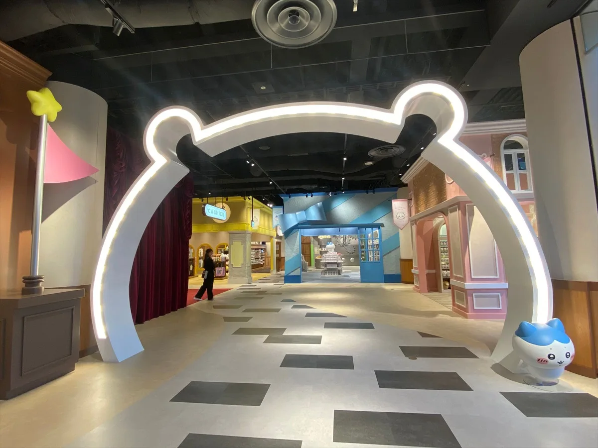 Chiikawa Park à Ikebukuro, décors thématiques et zones interactives