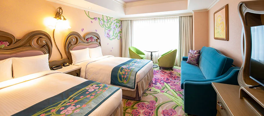 Chambre du Fantasy Chateau au Tokyo DisneySea Fantasy Springs Hotel