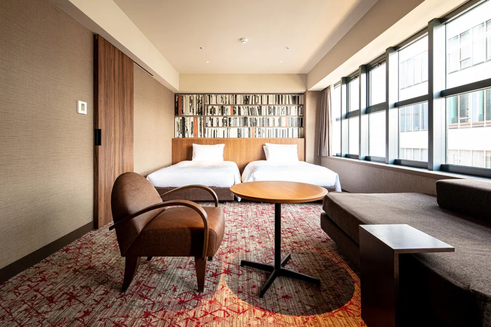 LES BASES Chambre et espace de couchage à THE BASICS FUKUOKA