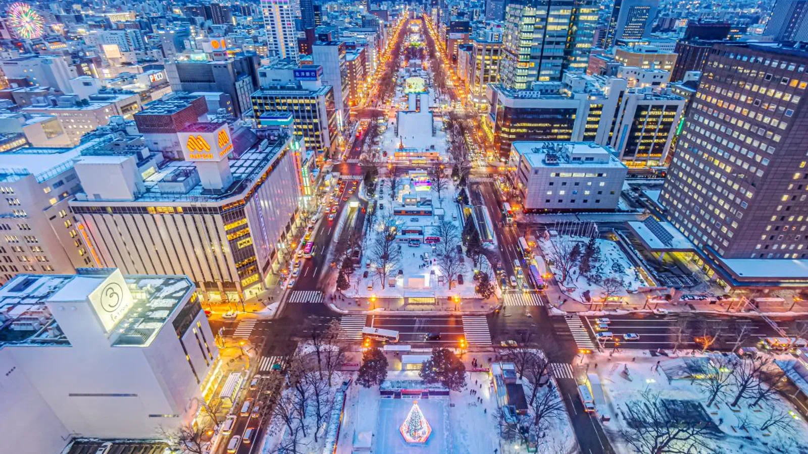 Le réseau de transports publics de Sapporo étant bien développé, il n'est pas nécessaire de réserver une voiture pour toute la partie urbaine lors d’un itinéraire de sept jours à Hokkaido.