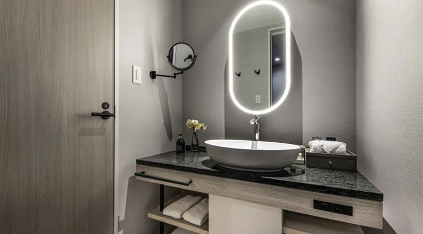 Salle de bain d’une chambre du Centara Grand Hotel Osaka