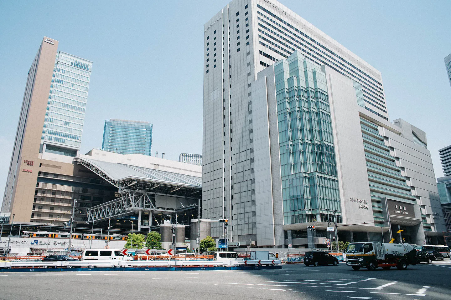 Osaka Station City, base pratique pour rejoindre Osaka-jō Hall et repartir le lendemain