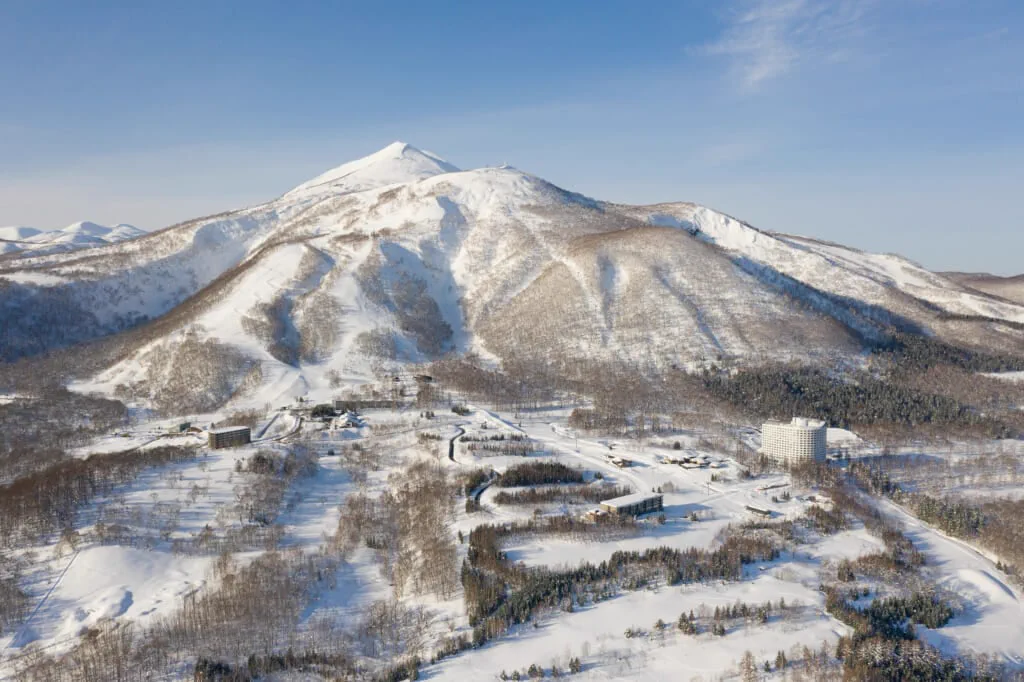 Hébergement et paysage d’hiver dans le secteur de Niseko