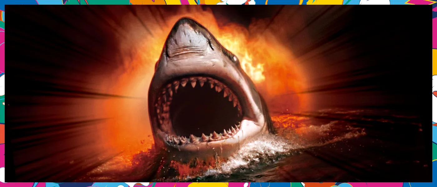 Visuel officiel JAWS Red Alert pour la saison Halloween 2026 à USJ