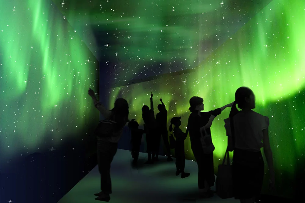 Exposition immersive sur la lumière polaire du Grand Antarctique