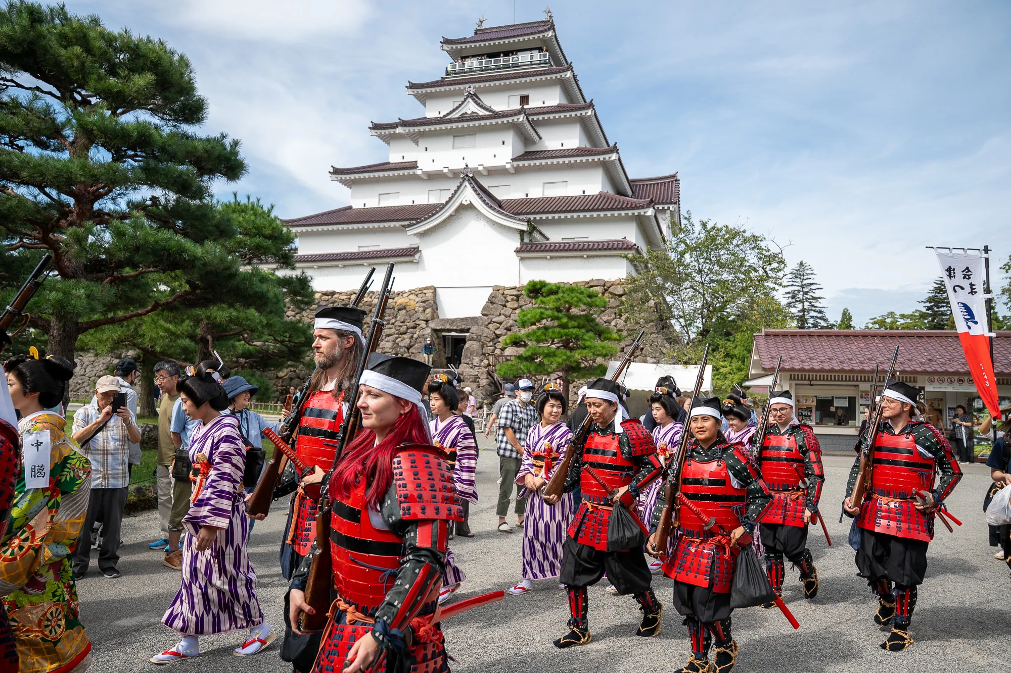 Château de Tsuruga-jō à Aizuwakamatsu