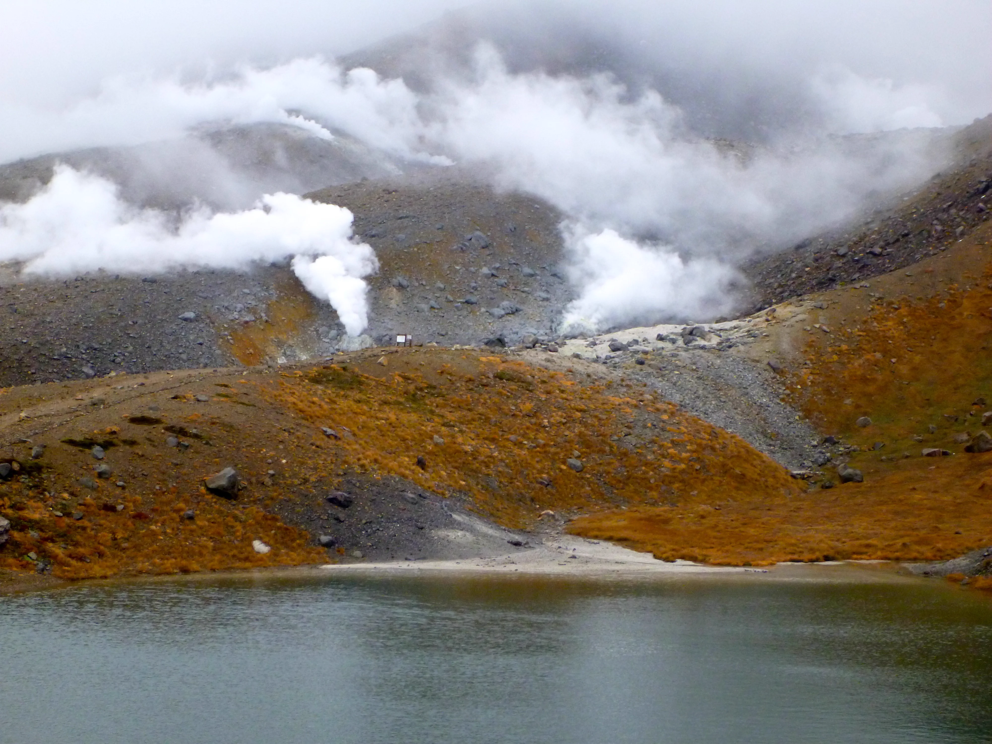 Feuillages d’automne autour d’Asahidake, dans le Daisetsuzan à Hokkaido