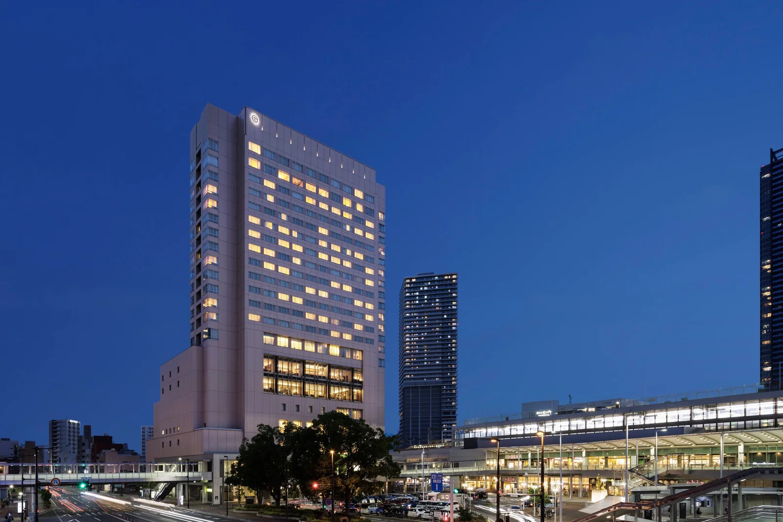 Hôtel près de la gare de Hiroshima, pratique pour un départ matinal
