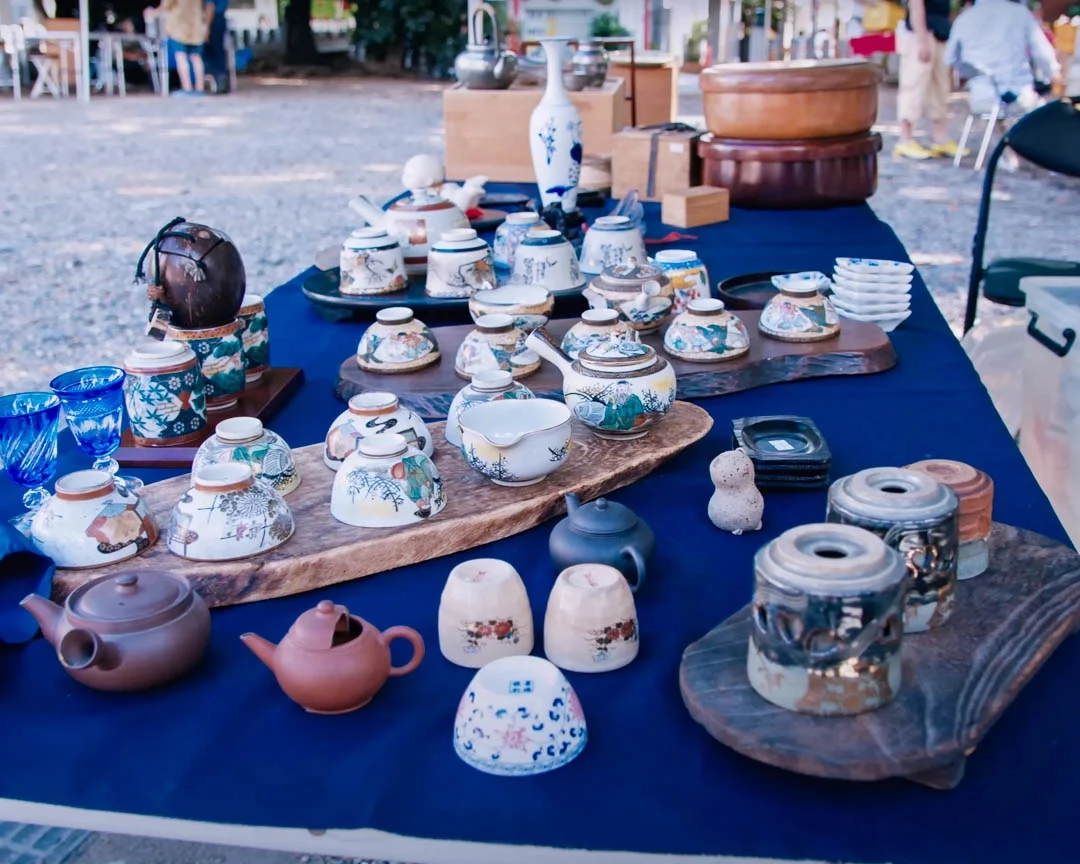 Boutiques et stands variés dans la galerie commerçante d’Ōsu