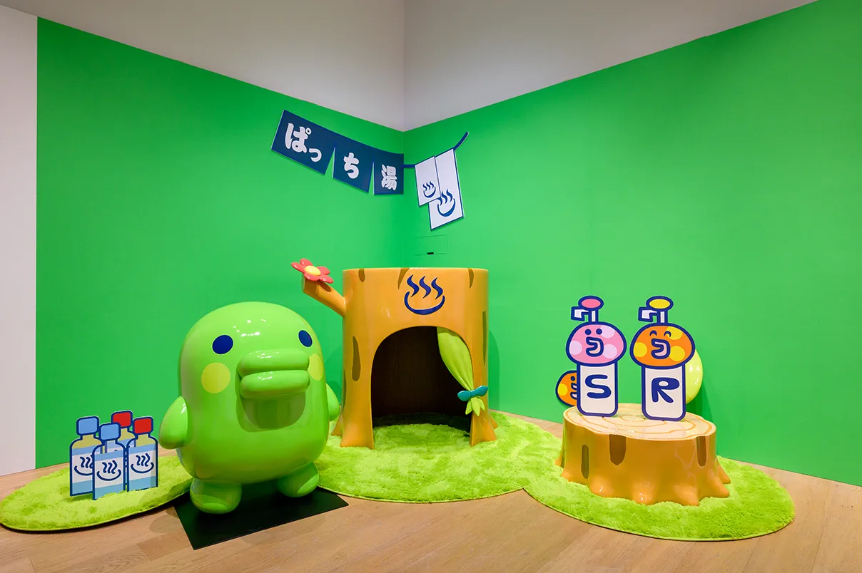 Photo officielle de la zone d’exposition des Tamagotchi de l’exposition officielle Tamagotchi Ōtama Gocchi