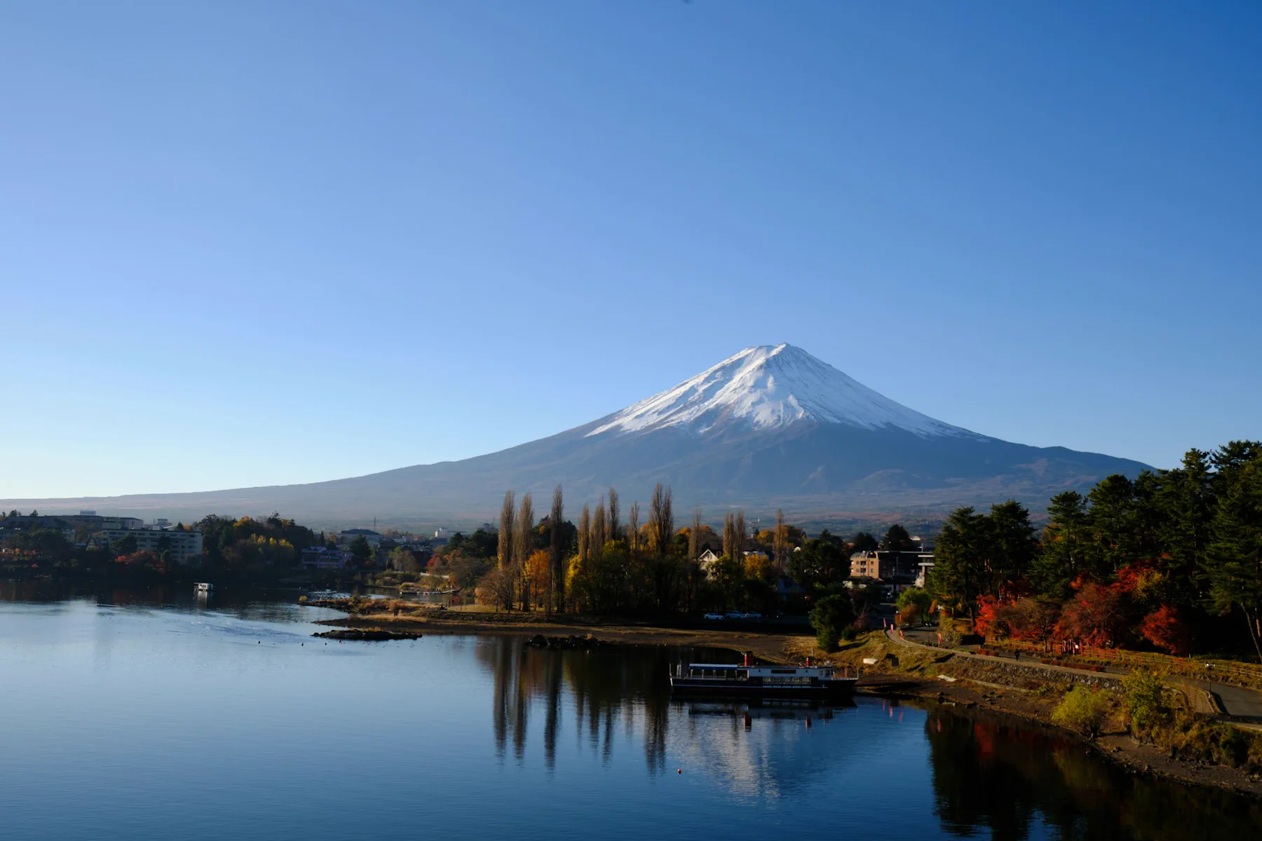 Lac Kawaguchi et mont Fuji comme étape secondaire autour de Tokyo