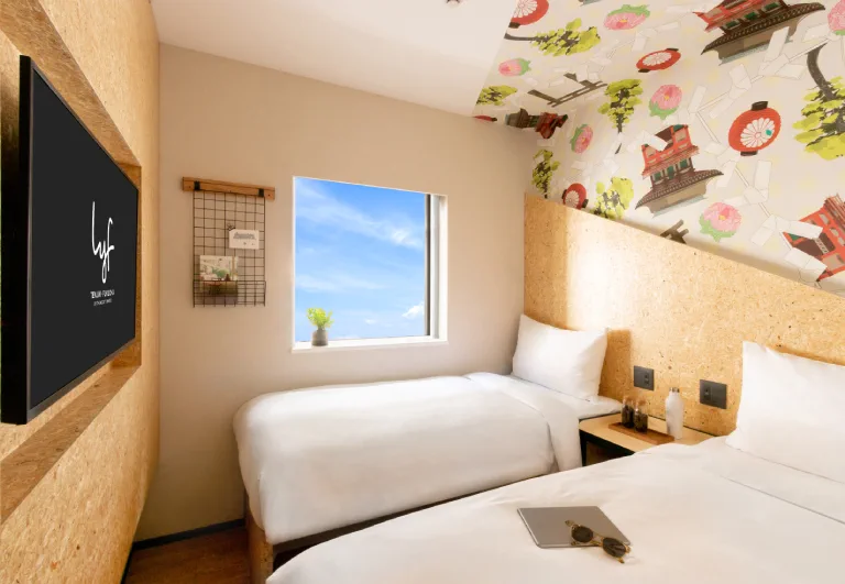 Bains publics et espace de repos associés au lyf Tenjin Fukuoka
