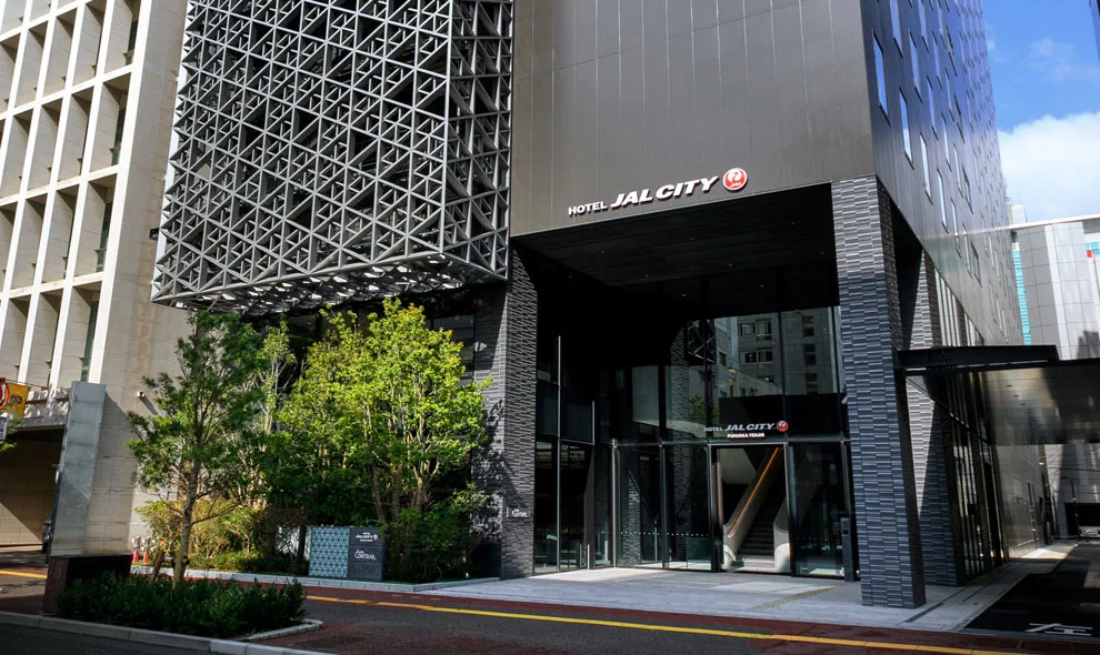 Hotel JAL City Fukuoka Tenjin et son parking