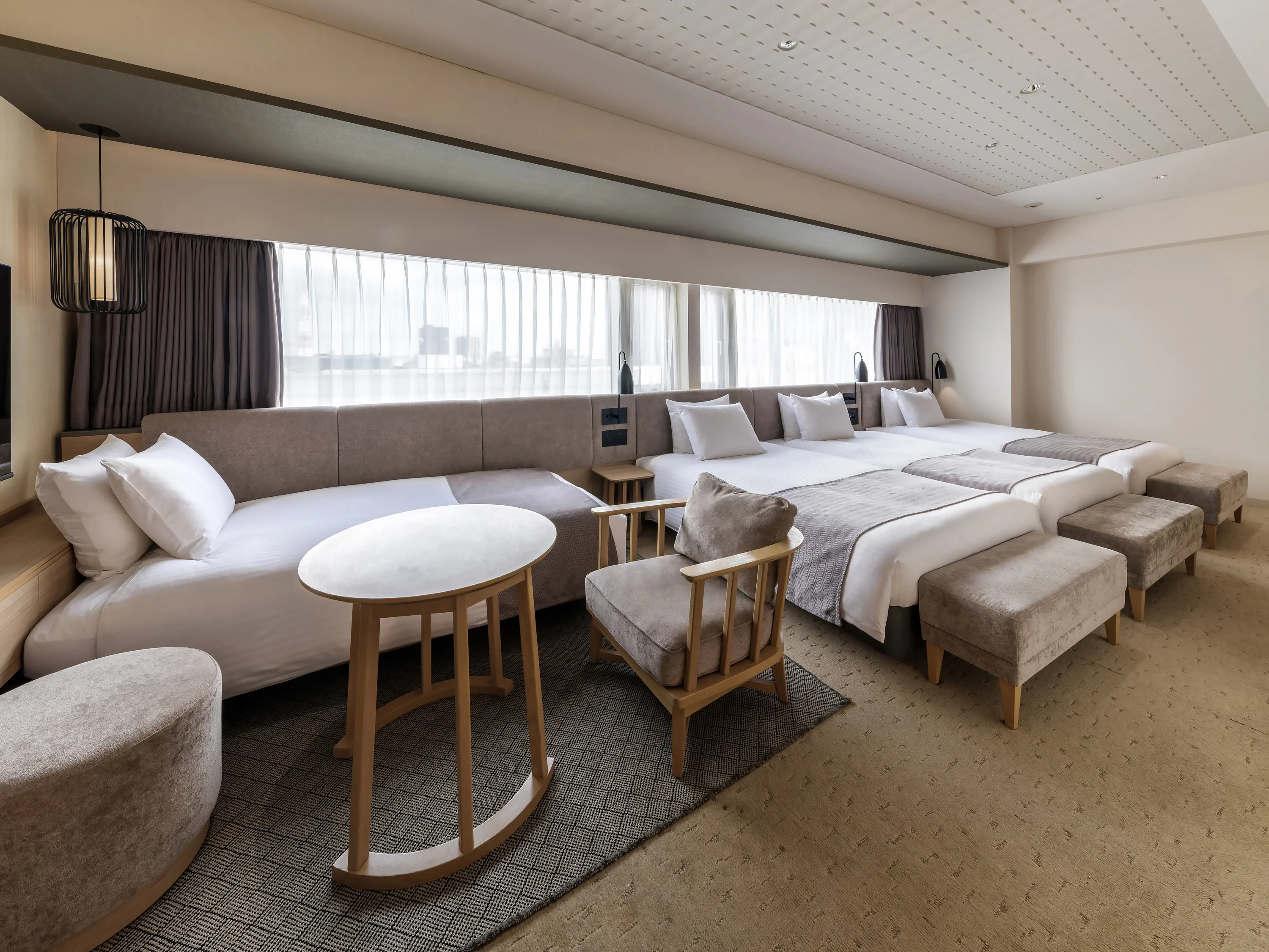 Chambre triple et familiale au Solaria Nishitetsu Hotel Fukuoka