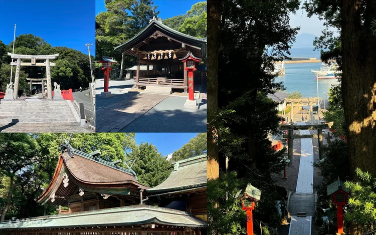 Nakatsu-miya et l’Okitsu-miya Yohaisho, lieu de prière à distance sur Ōshima