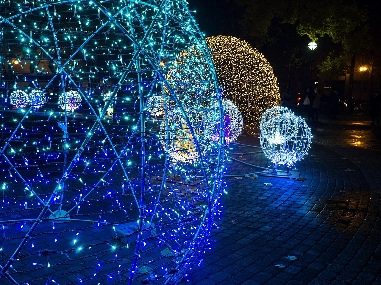 Autre vue des illuminations de Sapporo en 2016